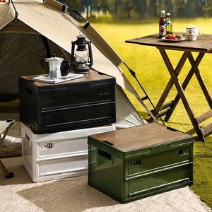 IRONDONKEY 20L 28L 30L 35L 50L 55 L PP équipement de camping détachable en <span class=keywords><strong>bois</strong></span> dessus de table voiture boîte de rangement pliante - Product Image 2