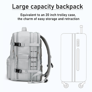 Mochila Expandible para Portátil con Compartimento para Objetos Húmedos y Secos, Gran Capacidad, Impermeable, para Viajes, Unisex - Product Image 5