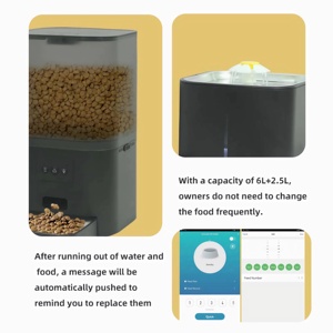 Nuevo Comedero Inteligente Automático para Mascotas de Gran Capacidad a Bajo Precio con Control por Aplicación Tazón de Comida de 6L y Agua de 2.5L Dispensador Inteligente 2 en 1 - Product Image 5