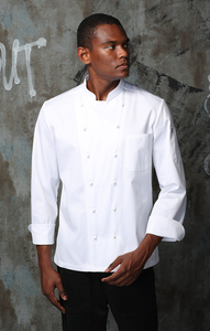 ChECKEDOUT高品質のケータリングユニフォーム長袖ユニフォームシェフコートを着て、ホテルとレストランのためのシェフユニフォーム - Product Image 3