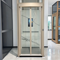 Ascenseur moderne de petite taille pour 1 à 2 personnes, plateforme lisse, ascenseur résidentiel pour passagers à vendre