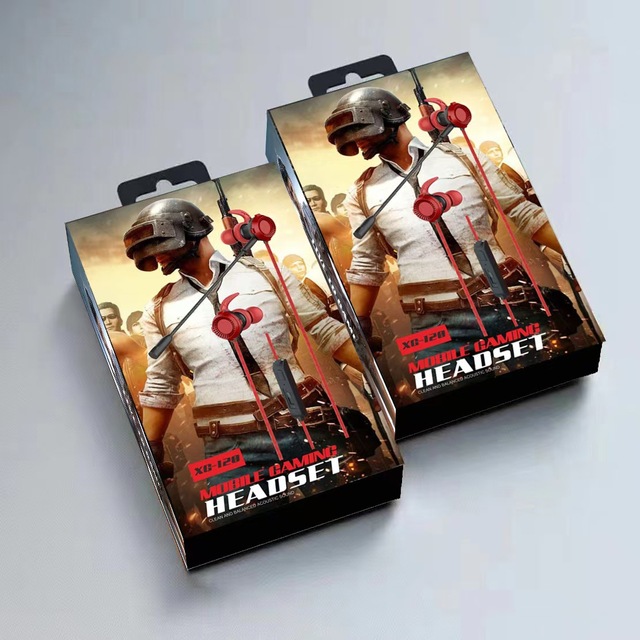 New Product XG120 Chicken Eating Game In-ear Wired Headphones Active Noise Cancellation (ANC) 1.2m Cord Microphone for Game Use