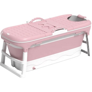 <span class=keywords><strong>Bañera</strong></span> de Hidromasaje Portátil Grande de 150 cm, <span class=keywords><strong>Bañera</strong></span> Plegable de Plástico PP para Adultos - Product Image 1