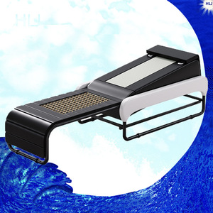 Lit de massage électrique portable multifonctionnel avec pierres de jade chauffantes, soutien 3D pour le cou, physiothérapie infrarouge, masseur corporel - Product Image 1