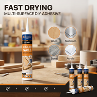 Colle liquide à séchage rapide pour surfaces multiples, adhésif pour bois, aluminium, pierre et acrylique, projets de bricolage