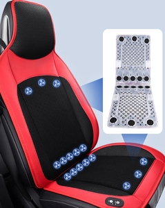 Housse de siège de voiture ventilée et rafraîchissante <span class=keywords><strong>Autoway</strong></span> P5602 12V en soie respirante 120*55cm, ajustement universel, imperméable, avec soutien lombaire - Product Image 5