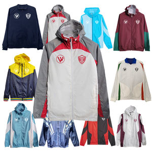 Atacado Futebol Windbreaker Trench Coat Hardshell Jacket Jersey Personalizado Mens Futebol Jacket Veste De Futebol - Product Image 1