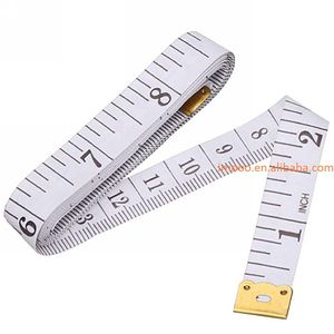 Kostenloser Versand Zoll-Zentimeter 2-in-1 Weiches 1,5M Nählineal Körpermaßband Schneidermaßband Meterband - Product Image 4