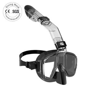 Thiết kế mới 180 độ toàn cảnh 3 trong 1 chống sương mù chống rò rỉ Scuba lặn mặt nạ với máy ảnh núi - Product Image 1