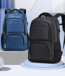 Sac à dos d'affaires multifonctionnel de grande taille de style vintage personnalisé avec système de transport par sangle USB, tendance, pour ordinateur portable, voyage, école - Product Image 5