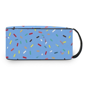 Blue Color Design Waterproof Pouch Wash <b>Bag</b> Customs logo Adult Zipper Travel <b>Toiletry</b> Cosmetic <b>Bag</b> - Product Image 3