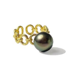 10731DIY Pearl Accessories S925 Silver Ring Empty Holder 11-13mm Round <b>Concealer</b> Silver Ring Holder Jewelry Findings Components - Product Image 5