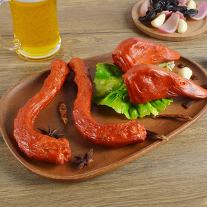Cabeza y cuello de pato simulados de PVC, modelo de bocadillo estofado, comida realista, juguete, adorno, accesorio de fotografía - Product Image 1