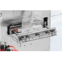 Excellente conception remplissage emballage retour machine à sceller 70L trémie horizontale pneumatique pâte sauce ketchup miel beurre d'arachide