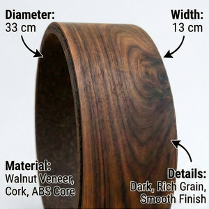 Kingsen OEM Ruota Yoga in Sughero Personalizzata di Alta Qualità per Allungamento Schiena, Esercizi di Forza e Equilibrio, Unisex 32x12.5x1.4cm per Casa - Product Image 4