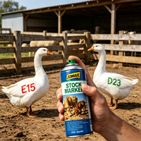 Peinture en spray imperméable à séchage rapide pour marquage d'animaux d'élevage, export en gros OEM pour les distributeurs agricoles mondiaux