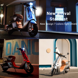 Nueva Llegada, Motocicleta Eléctrica con 7 Modos de Luz de 7 Colores, 900W, 45KPH, Scooters en Venta, Stardust, Motocicleta con 7 Modos de Luz de 7 Colores - Product Image 2