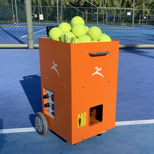 Máquina Lanzapelotas de Tenis Automática con Cabezal Giratorio Izquierda-Derecha, Capacidad para 50 Pelotas, Uso Interior/Exterior, Portátil, para Práctica de Principiantes - Product Image 1