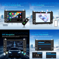 Hikity 4 + 128G 8 ''Autoradio pour Mercedes Benz B200/Viano/VITO/A/B Classe Wireless CarPlay Android Auto Incell Écran GPS WIFI OEM