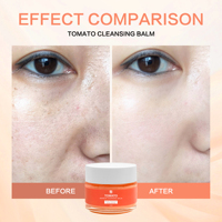 Marque privée logo personnalisé soins du visage blanchissant bio doux nourrissant tomate baume nettoyant démaquillant