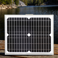 Kit de panneaux solaires 20W 12V, chargeur de batterie solaire étanche pour bateau, voiture, camping-car, moto, marine, automobile