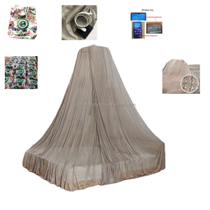 Boîtiers de blindage Rf/Emf Tente de couchage circulaire bloquée par <span class=keywords><strong>ondes</strong></span> <span class=keywords><strong>électromagnétiques</strong></span>/auvent pour lit simple - Product Image 1