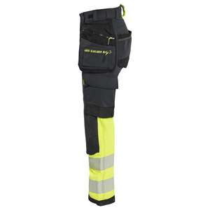 BLAKLADER - 702516489933C42 <b>Women</b>’s Hi-Vis <b>trousers</b> 4-way <b>stretch</b> Black/Hi-vis yellow - EAN 7330509929179 HI-VIS WORKWEAR - Product Image 5