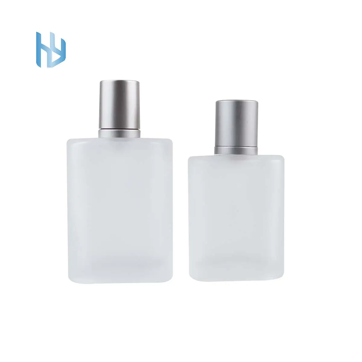 Wholesale matte glass bottle containers clear 30 ml and 50 ml perfume glass bottle