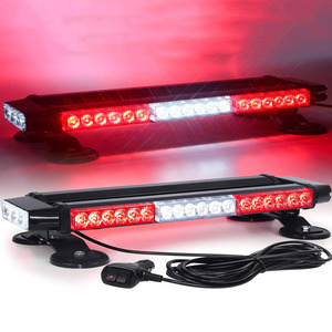 Bốn Mặt hổ phách <span class=keywords><strong>LED</strong></span> Strobe dải ánh sáng 20/32/44/50-inch khẩn cấp nguy hiểm cảnh báo đèn hiệu phụ kiện ô tô <span class=keywords><strong>led</strong></span> thanh ánh sáng - Product Image 6