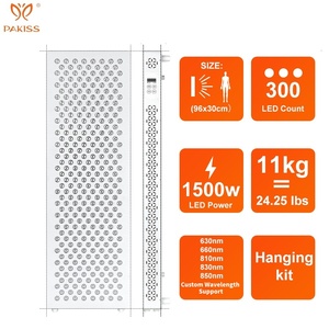PAKISS Pannello Terapeutico a Luce Rossa NIR per Viso e Corpo, 1500W, Dispositivo a LED Infrarossi ad Alta Irradianza per Fisioterapia - Product Image 2