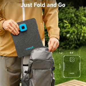 30W Compact Foldable Solar <b>Charger</b> Anker SOLIX PS30 IP65 Protection USB-C Fast Charge for Smartphone <b>Tablet</b> Camera - Product Image 6