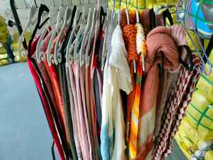 Écharpe d'hiver d'<span class=keywords><strong>occasion</strong></span> de haute qualité, tendance, couleurs mélangées, pour femmes, hijab musulman, collection automne-hiver PJ02 - Product Image 2