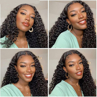 Lot de Cheveux Brésiliens Remy Vierge Épais et Doux, Qualité 8A 9A 10A 12A, Grade 3C-4A, Bouclés Crépus, avec Closure – Vente en Gros