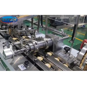 2025 haute vitesse 1000 pièces/min <span class=keywords><strong>deux</strong></span> voies Sandwiching Biscuit Machine se connecter avec flux Machine à emballer - Product Image 1