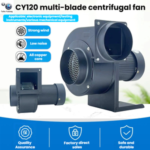 Ventilateur d'extraction en métal d'extracteur de chaleur de Ventilation de conduit industriel induit centrifuge à plusieurs ailes CY120 - Product Image 3