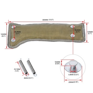 Bouclier thermique Turbo/enveloppe de couverture de turbocompresseur + ressort pour <span class=keywords><strong>Subaru</strong></span> WRX PQY-2306 - Product Image 6