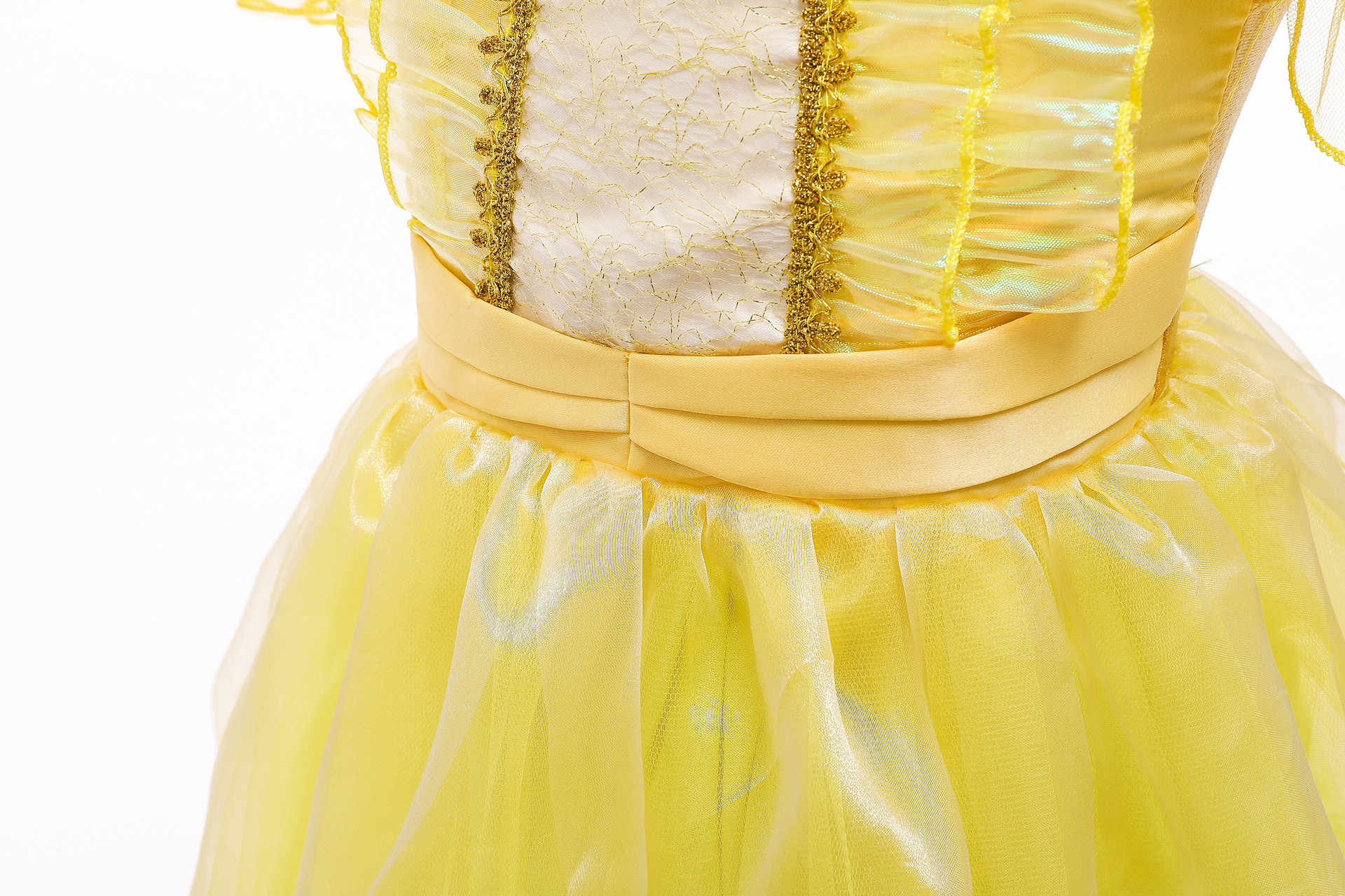 Ecowalson Princess Belle Dress - Elegant Cosplay Costume Ecowalson Princess Belle Dress - Elegant Cosplay Costume