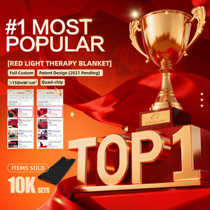 Redfy Offre Spéciale Couverture Tapis Lit de Thérapie par Lumière <span class=keywords><strong>Rouge</strong></span> et Proche Infrarouge LED 660nm 850nm Corps Entier - Product Image 2