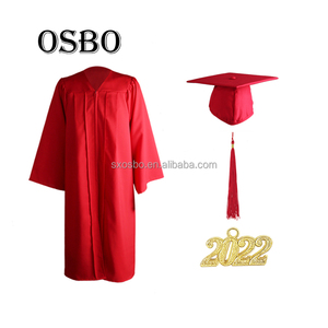 Toga y Birrete <span class=keywords><strong>de</strong></span> Graduación Académica Negros Mate Baratos al por Mayor <span class=keywords><strong>2022</strong></span> - Product Image 2