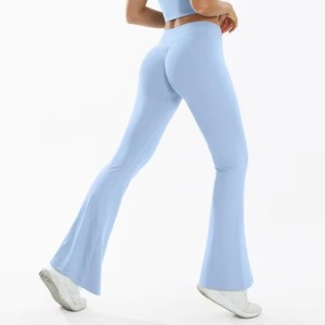 Pantalones de Yoga JAC22 K998 para Mujer, Cintura Alta Cruzada, Secado Rápido, Levanta Glúteos, Corte Campana - Product Image 3