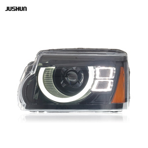 Jushun ชุดไฟหน้า LED สำหรับ Land Rover Discovery 4สไตล์ผู้พิทักษ์พร้อมไฟ LED DRL และไฟเลี้ยว - Product Image 4