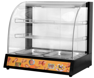 Vetrina Riscaldata per Alimenti 2025, Espositore per Torte in Acciaio Inox e Vetro per Ristoranti e Negozi - Product Image 4