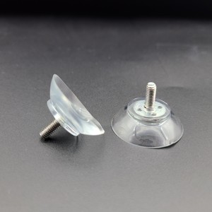 Nhà Máy Cung Cấp Tùy Chỉnh Trong Suốt PVC Cốc Hút Với Vít Nut Cho Xe Chèn Ép Phun OEM - Product Image 3