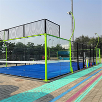 Prix d'usine court de paddle panoramique padel court de tennis