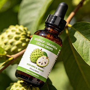 Estratto Liquido Puro di Graviola (Soursop) a Marchio Privato, Gocce Liquide Vegane di Graviola Premium - Product Image 3