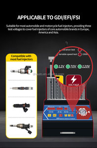Instrumento de Limpeza e Teste de Injetores de Combustível GDI ATT-GD6E / Equipamento Multifuncional de Limpeza Totalmente Automático para Injetores GDI - Product Image 6