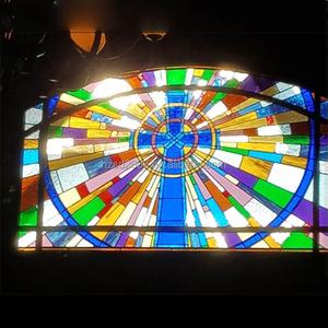 ออกแบบกระจกสีทิฟฟานี่แบบกำหนดเองสำหรับประตูหรือหน้าต่างโบสถ์ในจีน - Product Image 6