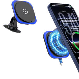 <b>Car</b> Wireless Charger 15W Fast Charging <b>Clip</b> On Air Vent Phone Holder For iPhone 15 16 Navigation Mount - Product Image 5