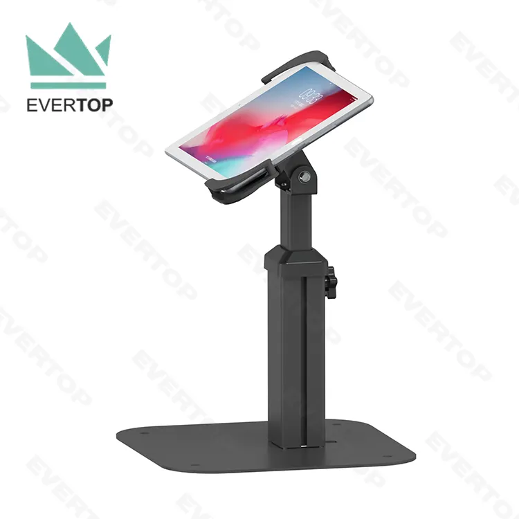 LST06-D Universal Metal Tablet PC Kiosk Stand with Lock Enclosure, Trade Show Durable Lockable Tablet pc Kiosk for iPad Android