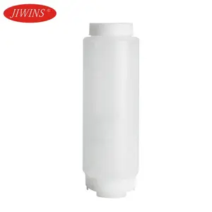 Commercial Squeezing Sauce Bottle Plastic Bottle Dual-way First In First Out FIFO Squeeze Bottle For Hotel Bar Station Kitchen